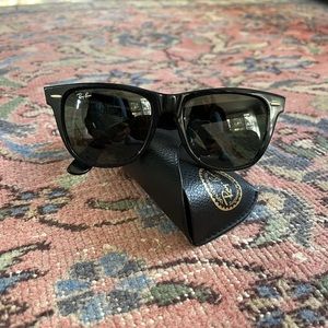 Ray-Ban wayfarer sunglasses, good used condition.